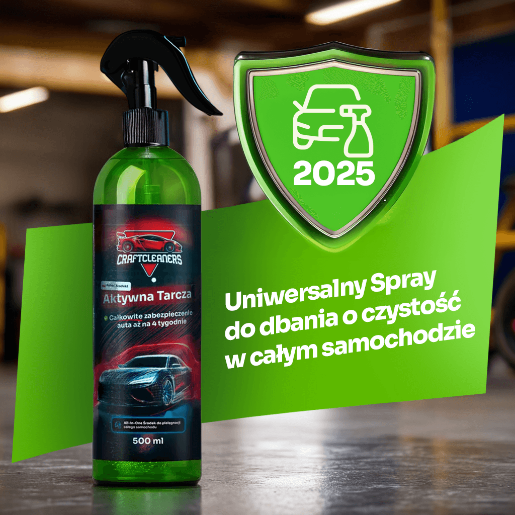 Aktywna Tarcza - All in One HYDROFOBOWA Ochrona Całego Auta w Jednej Butelce
