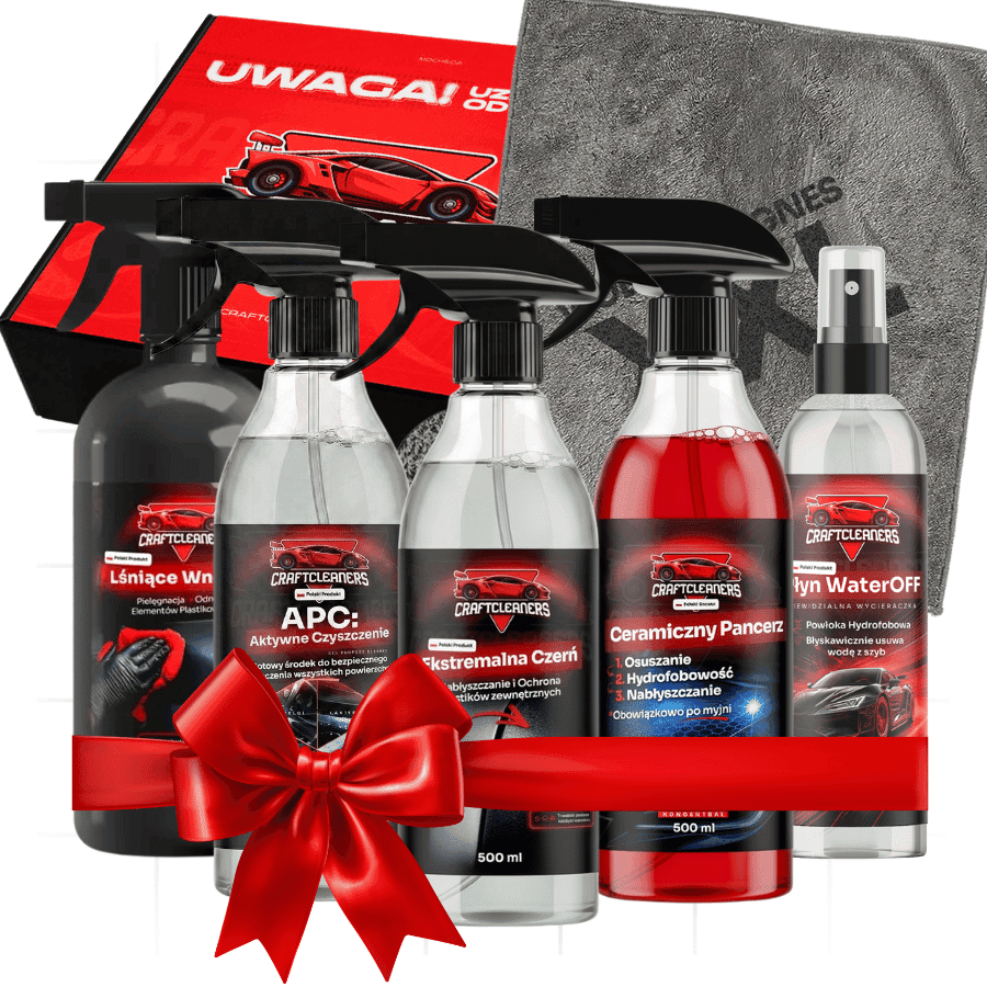 Wodny Magnes XXL + Zestaw 6w1 – Zadbaj o cały samochód (Opakowanie Premium) 🎁
