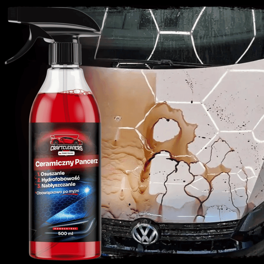 Ceramiczny Hydro Pancerz - MOCNY Wosk Na Mokro Z Ceramiką 500ml