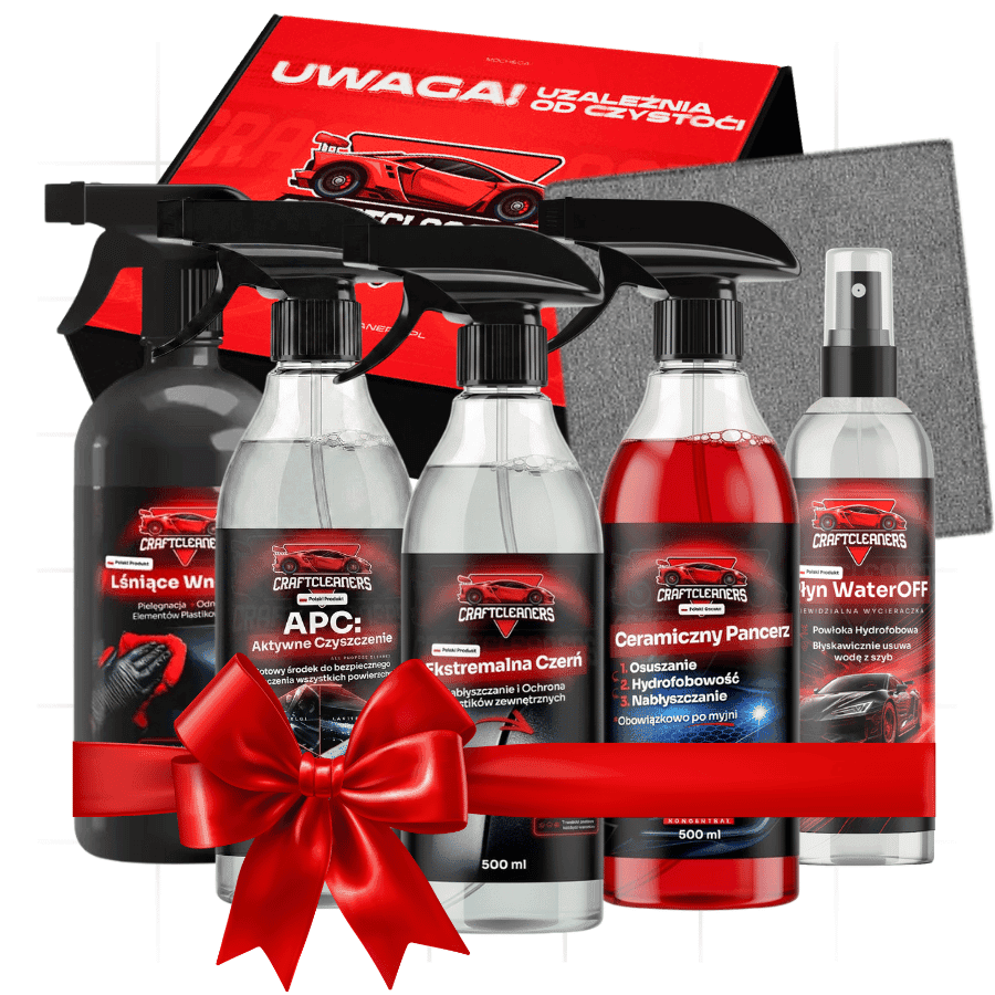 Zestaw 6w1 – Zadbaj o cały samochód (Opakowanie Premium) - Black Friday