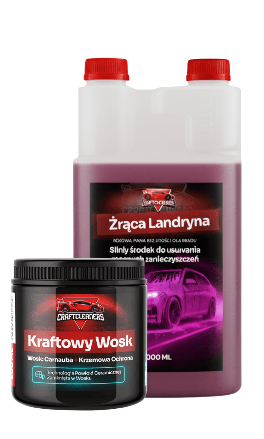 Zestaw Podstawowy - Żrąca Landryna + Kraftowy Wosk w formie musu