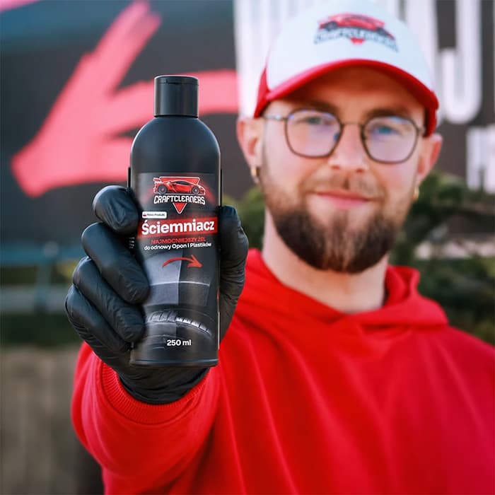 Ściemniacz - Żel POWŁOKA do Opon i Plastików 250 ml 175 dni