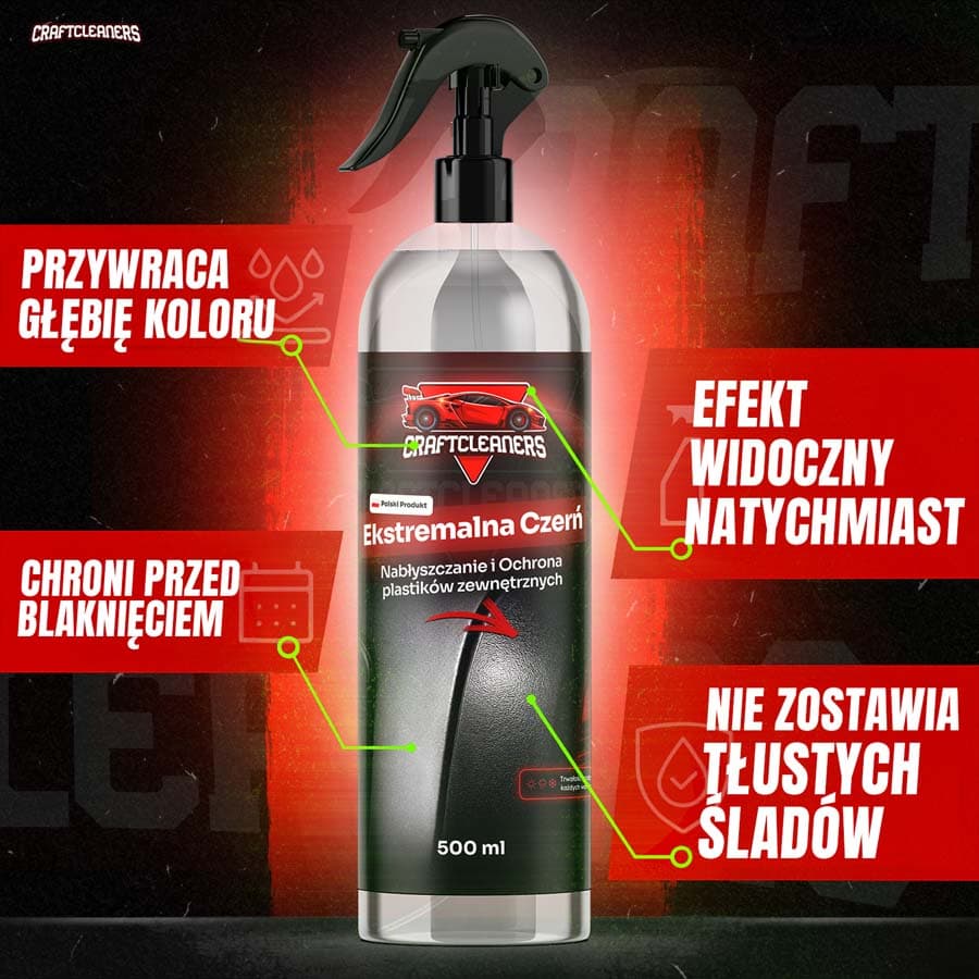 Postrach Piaskarza - Zestaw Kraftowy Wosk + Ekstremalna Czerń + TFR