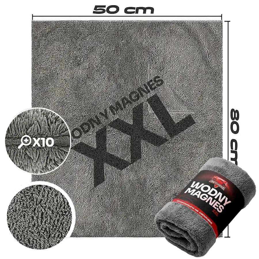 Czysta Jazda – Zestaw do mycia auta Pianoszampon + Wodny Magnes XL + Rękawica