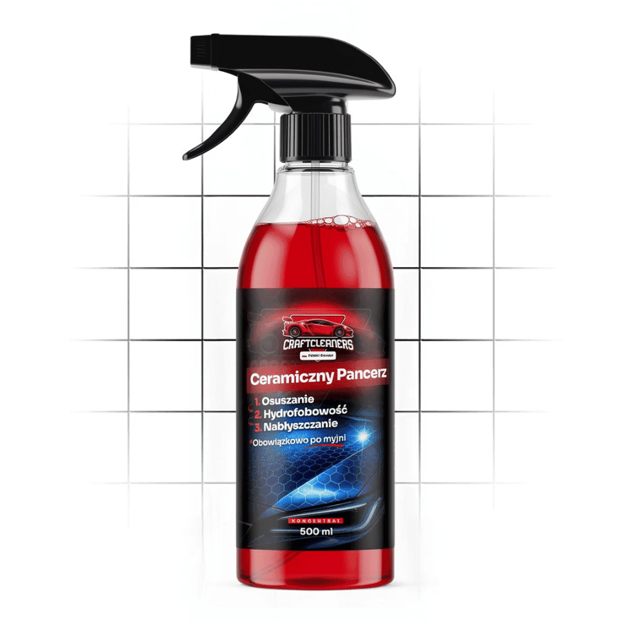 DLA KLUBOWICZÓW Ceramiczny Hydro Pancerz - MOCNY Wosk Na Mokro Z Ceramiką 500ml