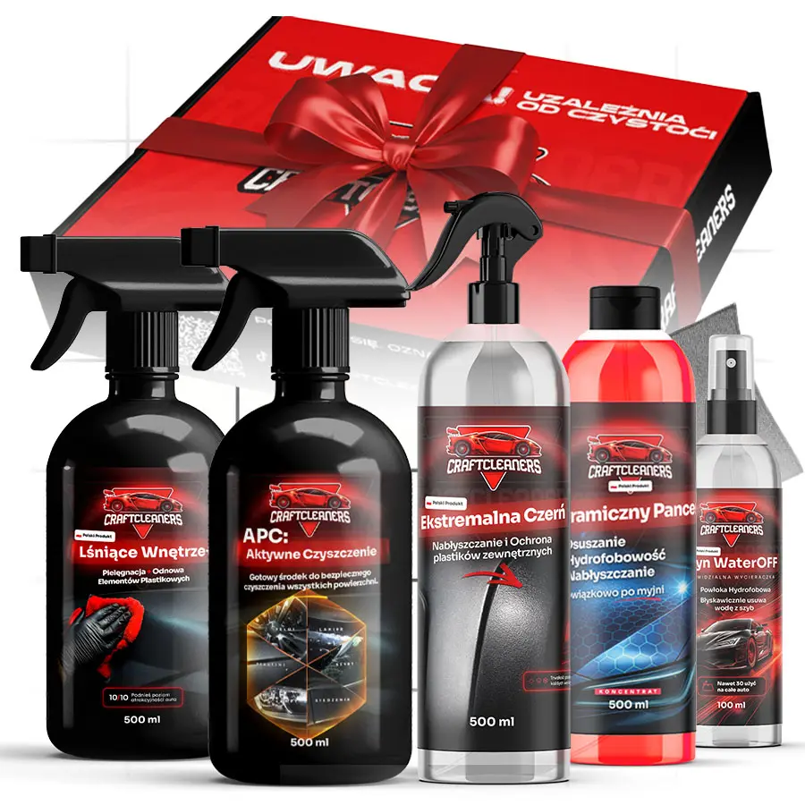 Zestaw 6w1 – Zadbaj o cały samochód (Opakowanie Premium) - Black Friday