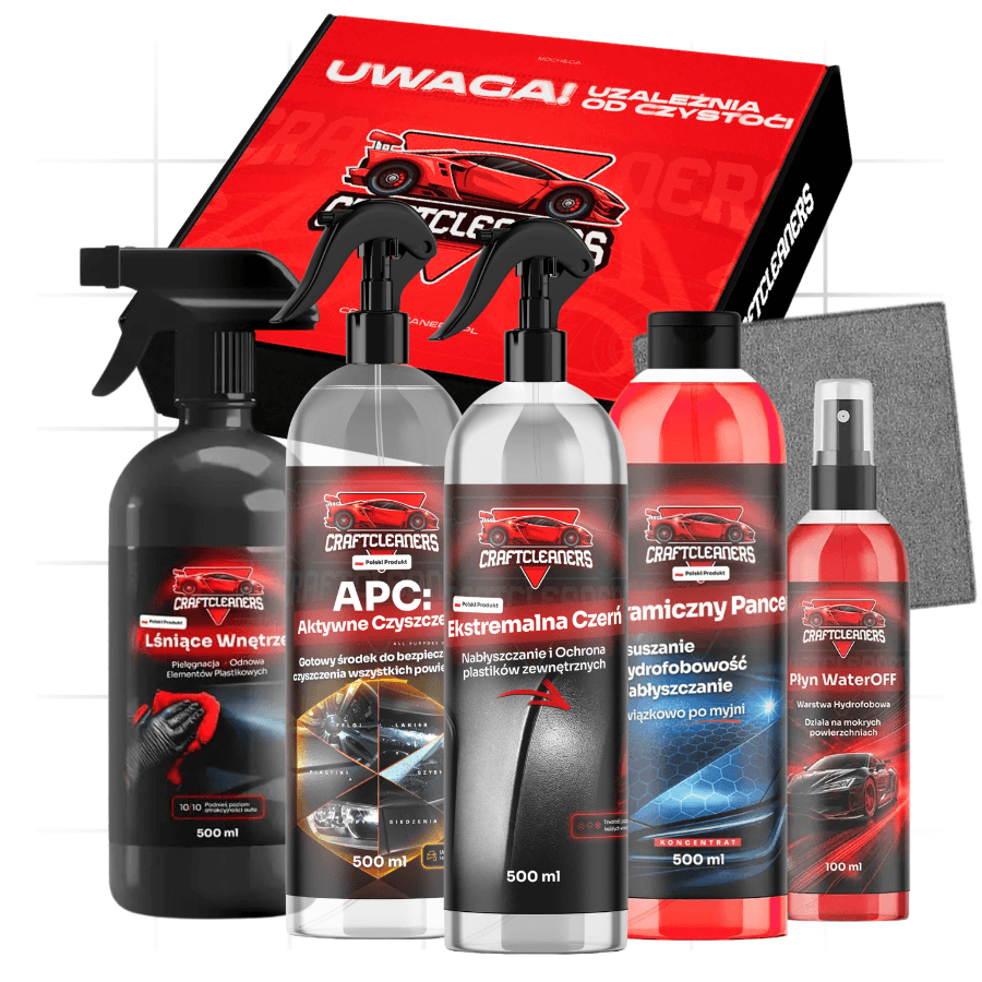 Zestaw 6w1 – Zadbaj o cały samochód (Opakowanie Premium) - Black Friday
