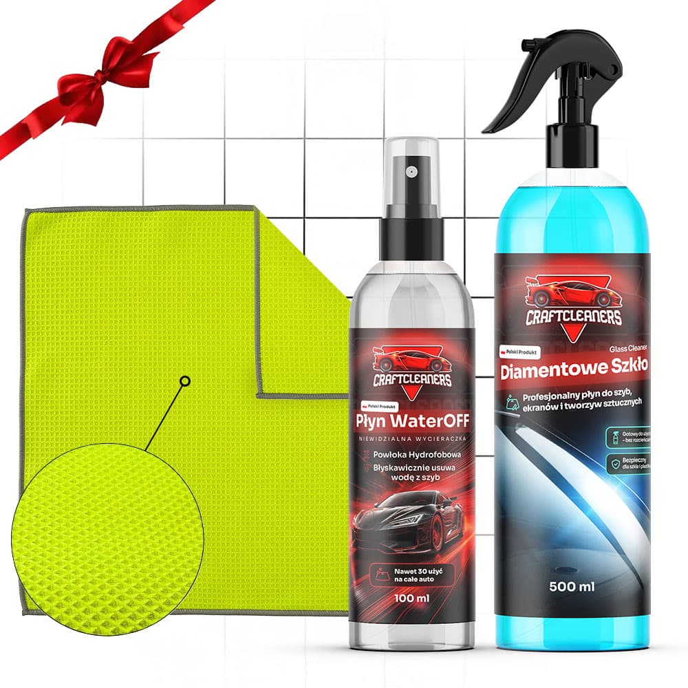 Krystaliczne Reflektory: Diamentowe Szkło + WaterOFF + Szklany Specjalista