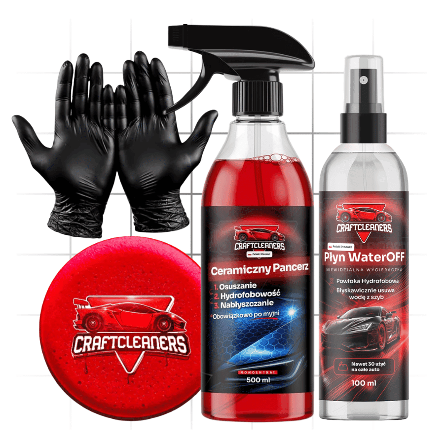 HYDRO ZESTAW JESIENNY - Ceramiczny Pancerz Na Lakier i WaterOFF Na Szyby