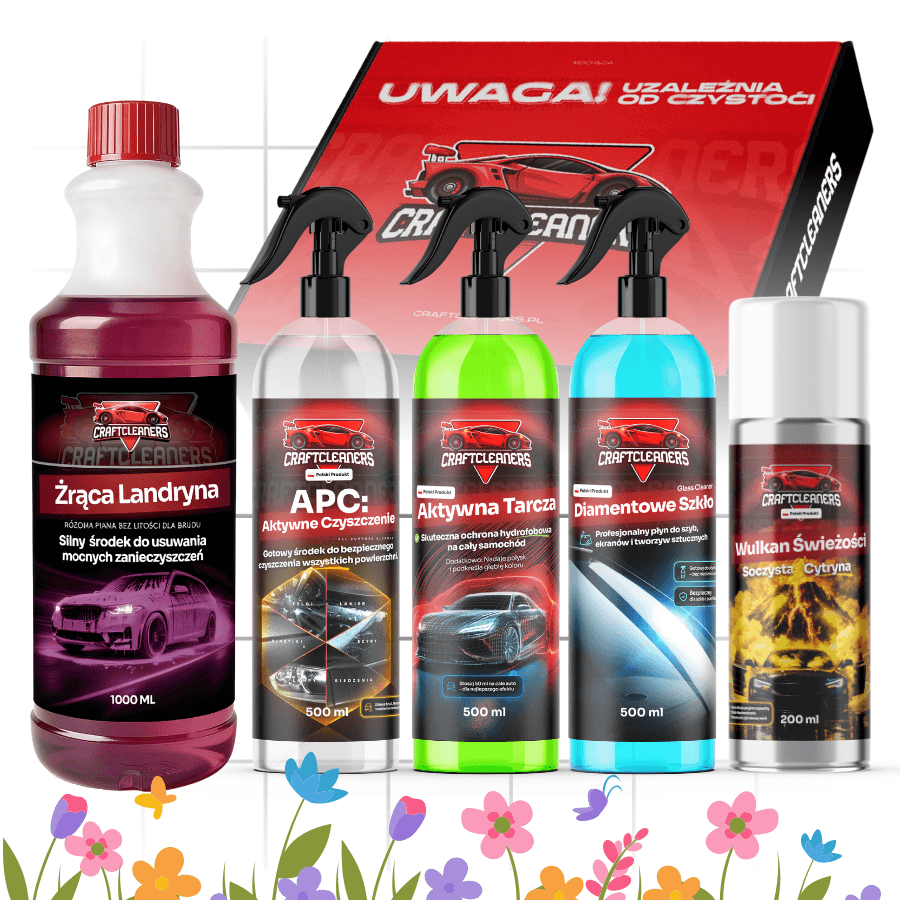 Wiosenny Zestaw - czas na wiosenne porządki w aucie!