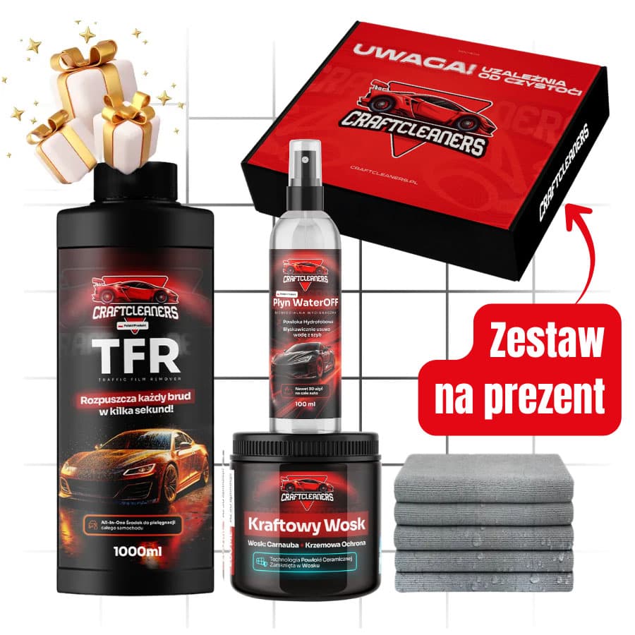 Zestaw 8 elementowy - Domowy Detailer 3.0 (Błysk Samochodu) 🎁