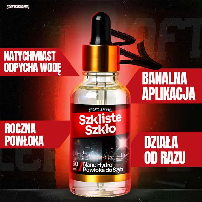Szkliste Szkło - Nano Powłoka do Szyb na 365 dni