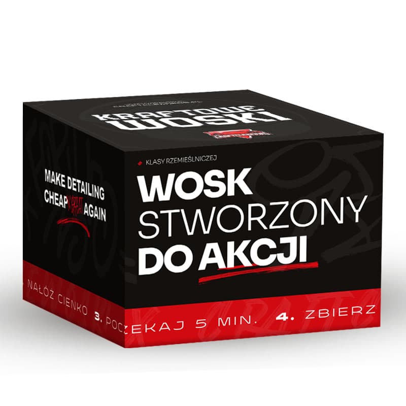 RABAT -30 ZŁ: Kraftowy Wosk-Mus premium: Carnauba + Krzem + Opakowanie Premium