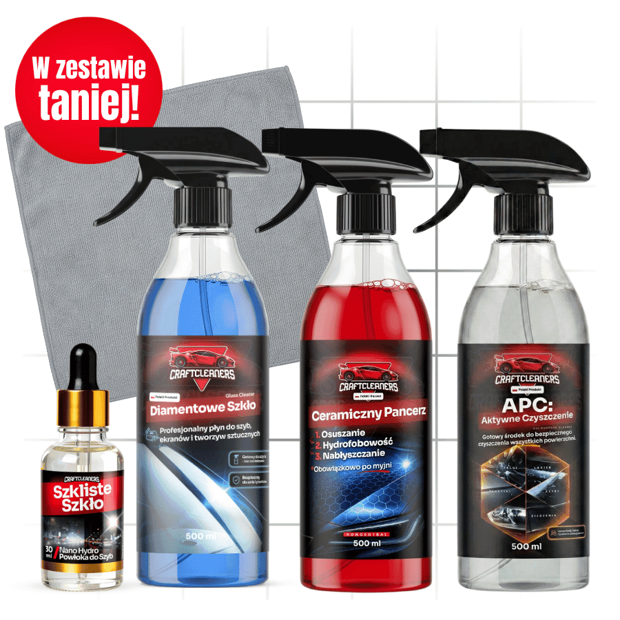Kompletny Czyścioch - Zestaw Szkliste Szkło, Diamentowe Szkło, Ceramiczny Pancerz, APC
