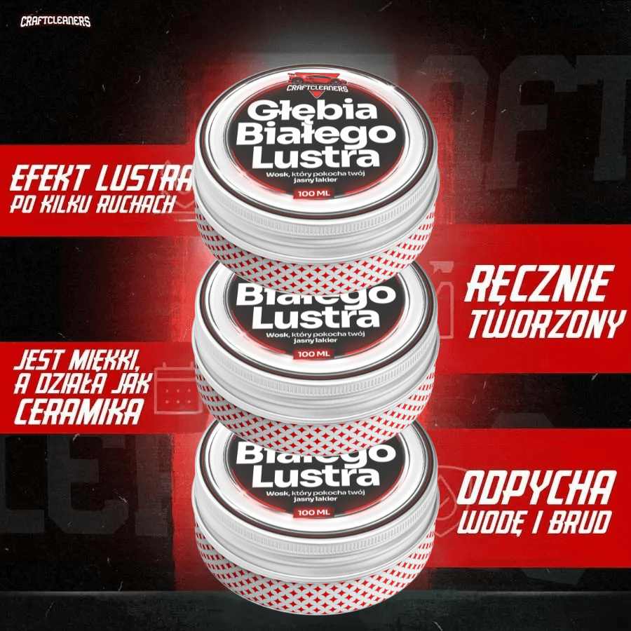 Głębia Białego Lustra - Wosk do Jasnego Lakieru w formie musu