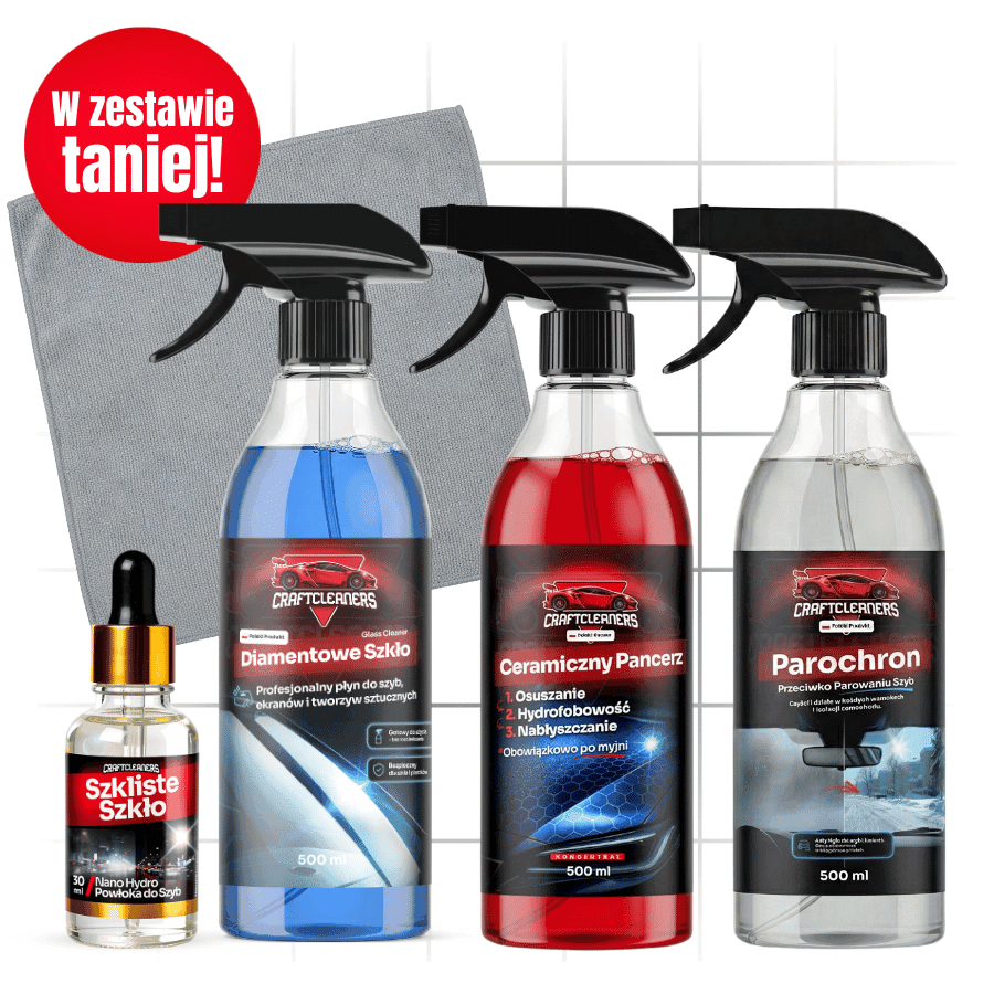 Zestaw Diamentowe Szkło + Szkliste Szkło + Parochron + Ceramiczny Pancerz