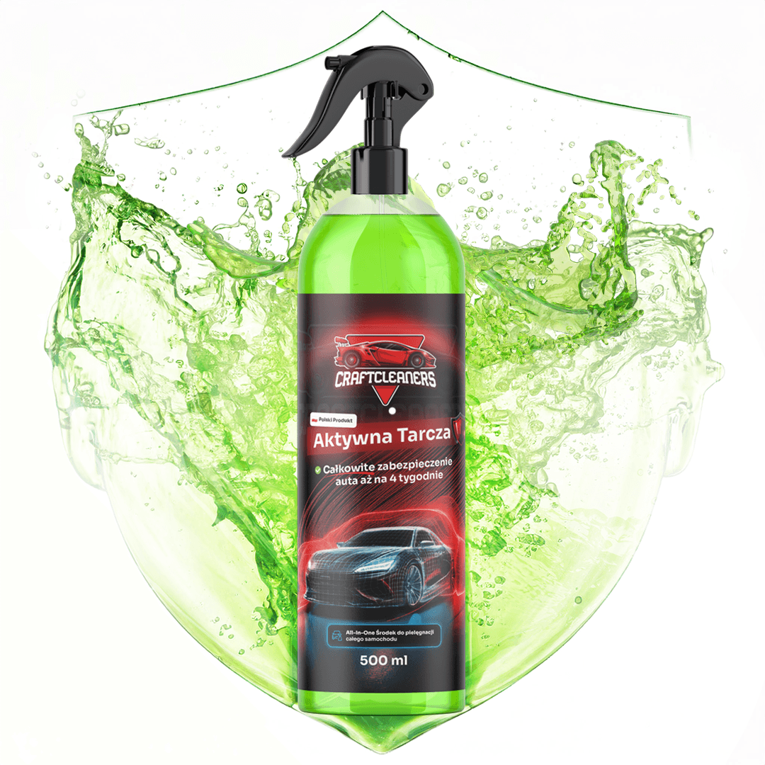 Aktywna Tarcza - All in One HYDROFOBOWA Ochrona Całego Auta w Jednej Butelce