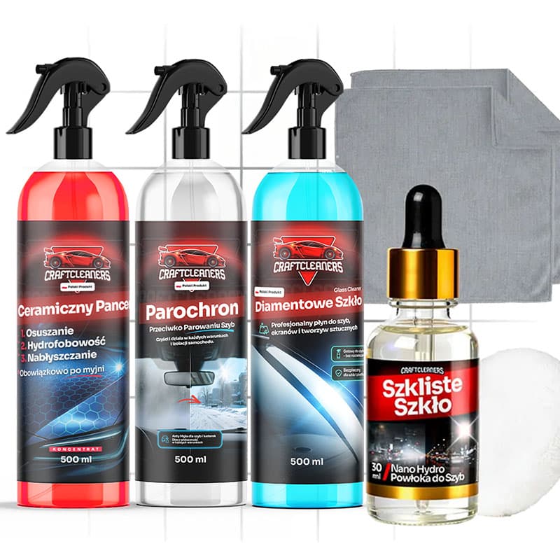 Zestaw Diamentowe Szkło + Szkliste Szkło + Parochron + Ceramiczny Pancerz