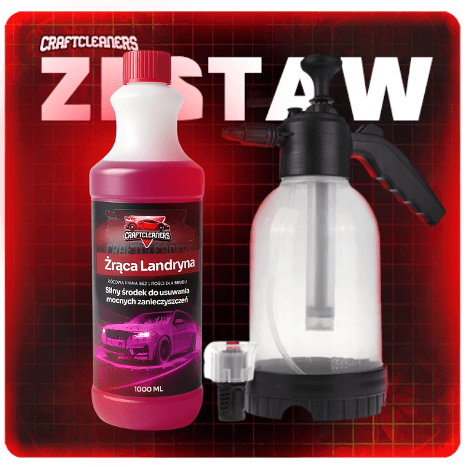 Żrąca Landryna - Różowa Piana do mocnych zabrudzeń