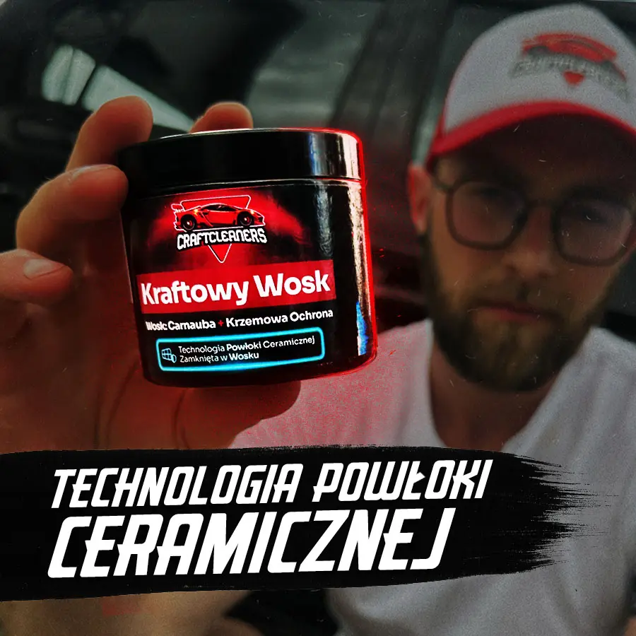 RABAT -30 ZŁ: Kraftowy Wosk-Mus premium: Carnauba + Krzem + Opakowanie Premium