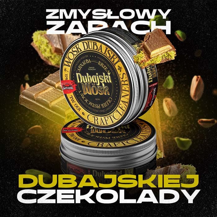Dubajski Wosk 💎 Linia Premium: Olejek Pistacjowy + Wysoka Zawartość Carnauba + Duże Stężenie Krzemu + Złoty Wosk Pszczeli