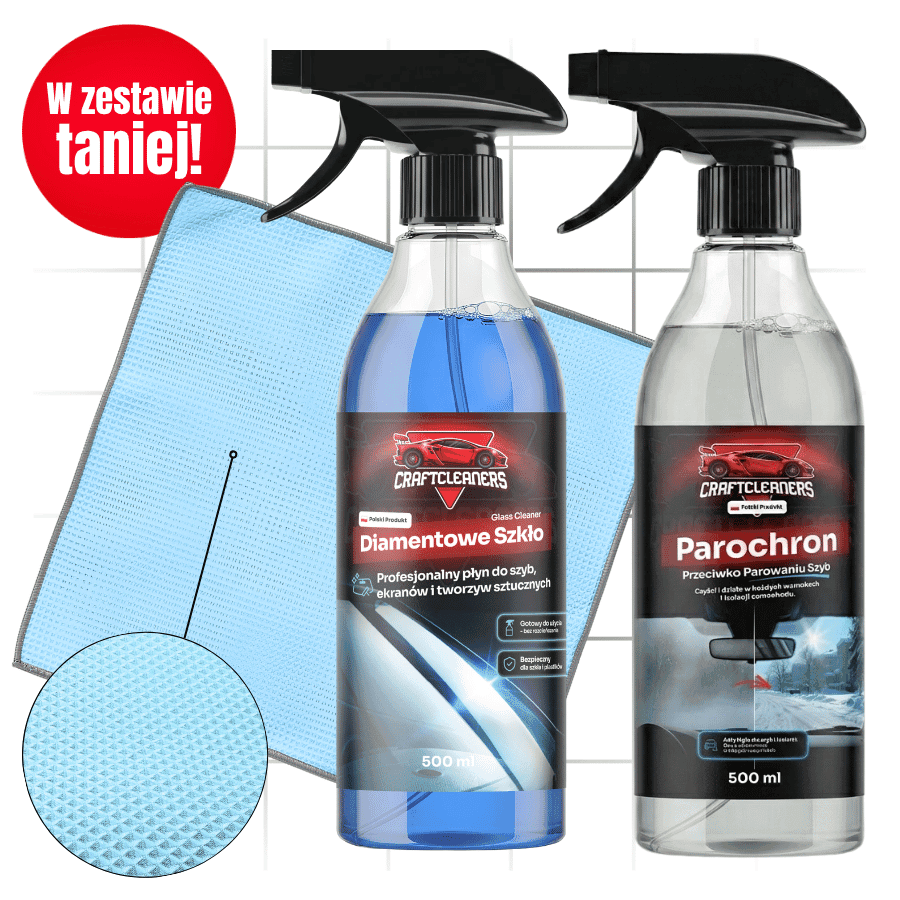 Mini Pakiet do Szyb - Parochron + Diamentowe Szkło + Szklany Specjalista