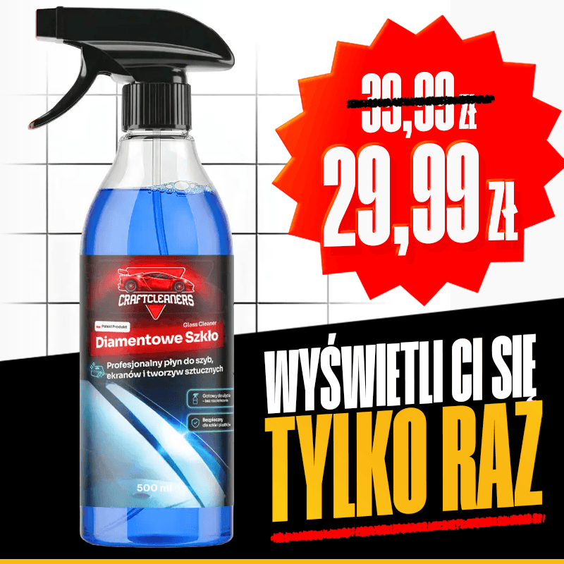 PRM:  Diamentowe Szkło - Profesjonalny płyn do szyb, ekranów i tworzyw sztucznych (Glass Cleaner)