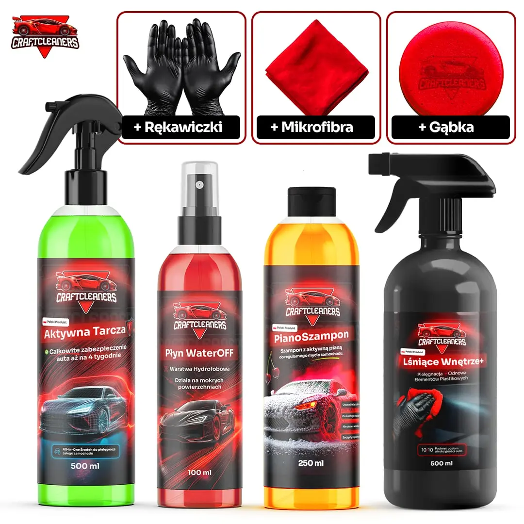 RABAT -30 ZŁ: Zestaw 7 elementowy - Domowy Detailer 2.0