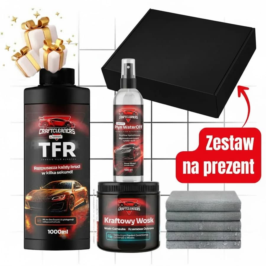 Zestaw 8 elementowy - Domowy Detailer 3.0 (Błysk Samochodu) 🎁
