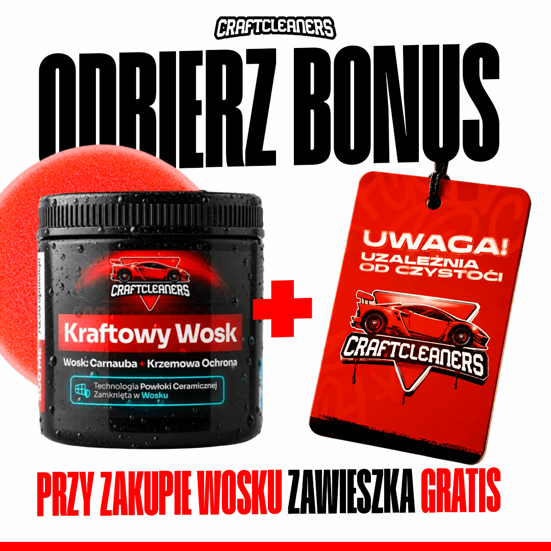 Kraftowy Wosk-Mus premium czyli wosk Carnauba, Pszczeli i Krzem!