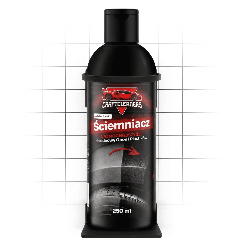 Ściemniacz - Żel POWŁOKA do Opon i Plastików 250 ml 175 dni