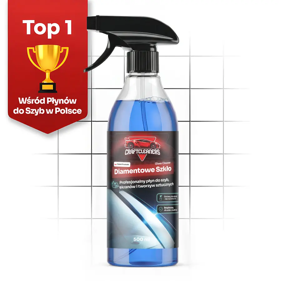 DLA KLUBOWICZÓW Diamentowe Szkło - Profesjonalny płyn do szyb, ekranów i tworzyw sztucznych (Glass Cleaner)